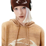 Streetwear Unisex Knitted Wave Hoodie - Fuga Studios