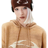 Streetwear Unisex Knitted Wave Hoodie - Fuga Studios