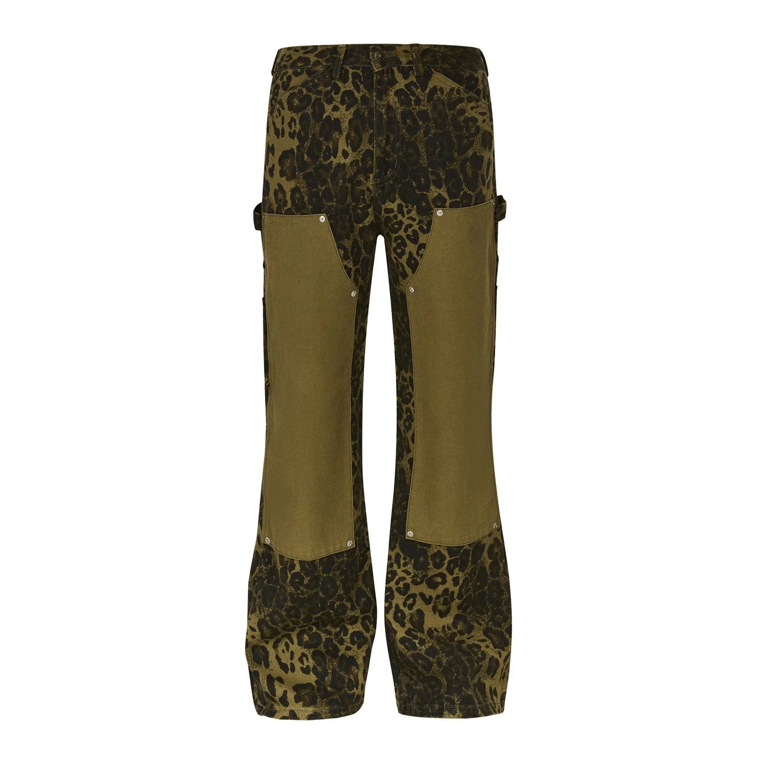 Streetwear Unisex Leopard Cargo Pants - Fuga Studios