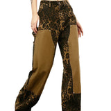 Streetwear Unisex Leopard Cargo Pants - Fuga Studios