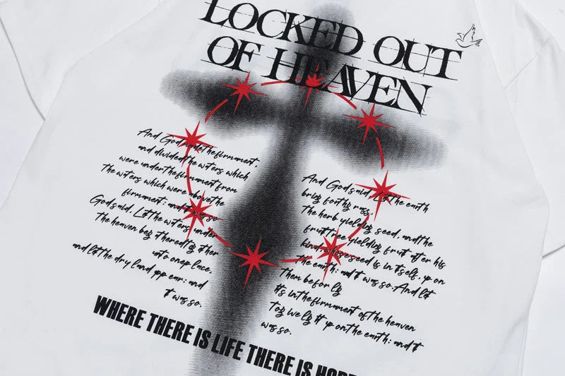 Streetwear Unisex Locked out of Heaven Shirt - Fuga Studios