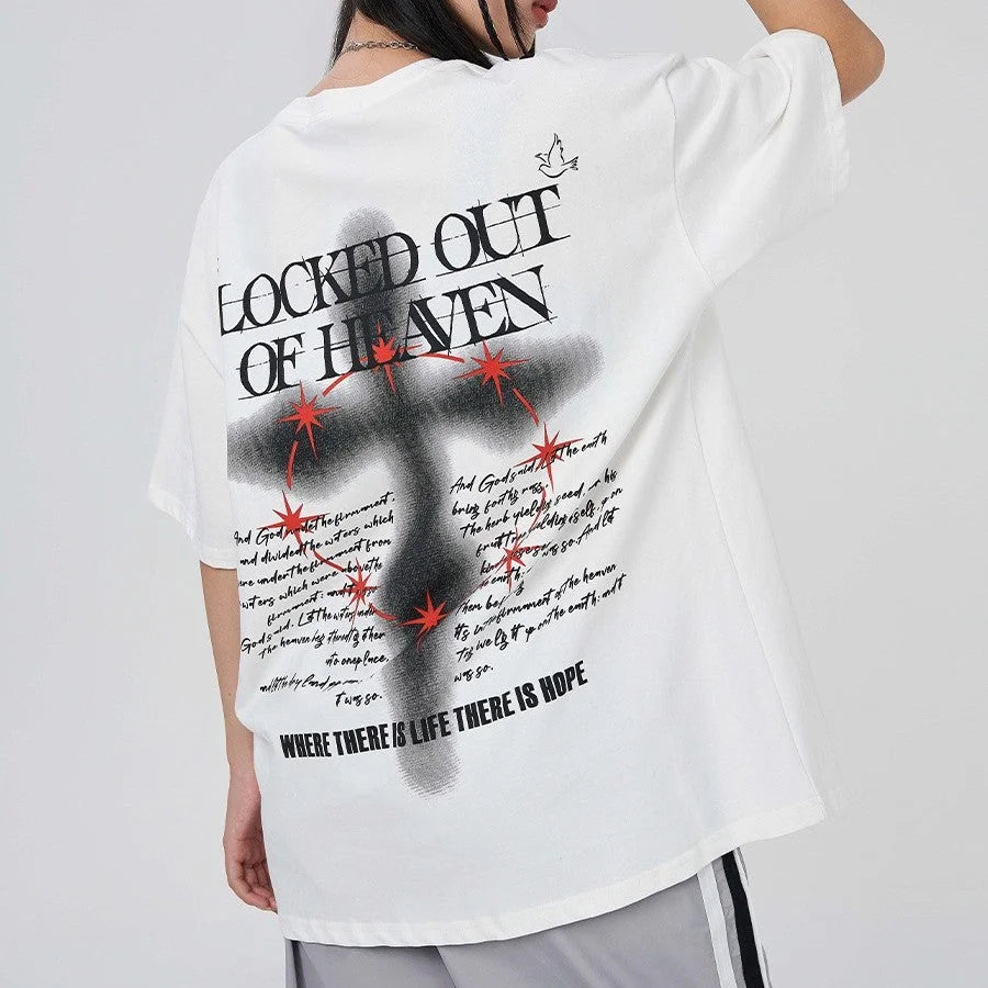 Streetwear Unisex Locked out of Heaven Shirt - Fuga Studios