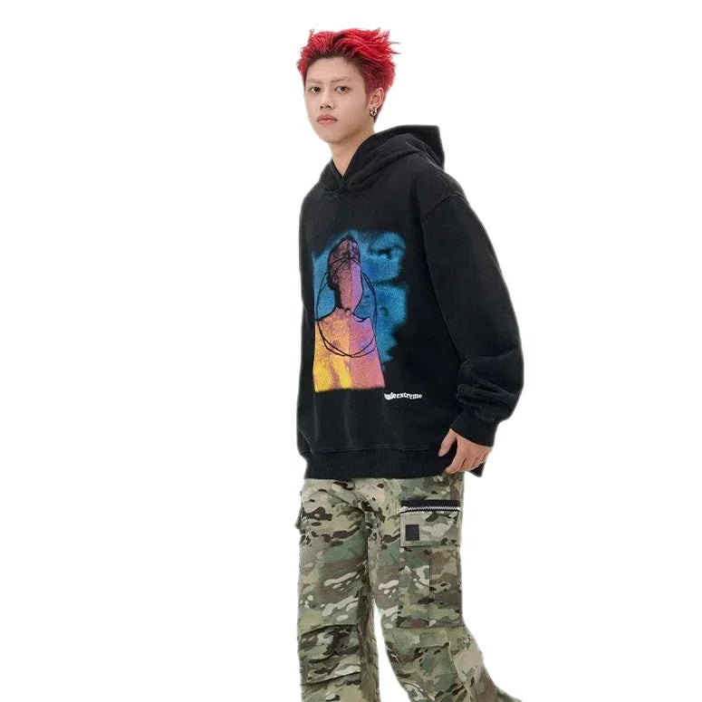 Streetwear Unisex Made Extreme Artful Aura Hoodie - Fuga