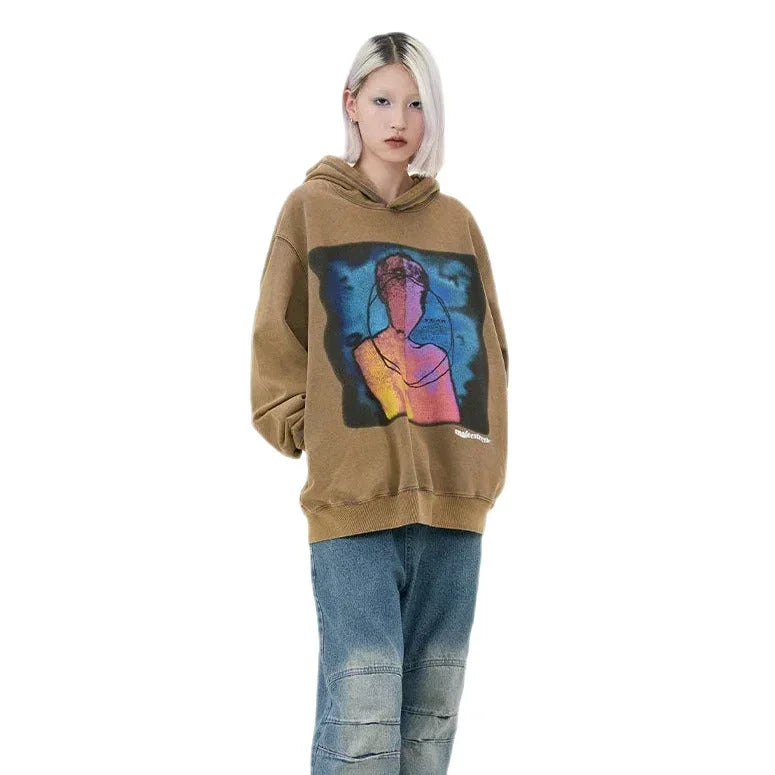 Streetwear Unisex Made Extreme Artful Aura Hoodie - Fuga