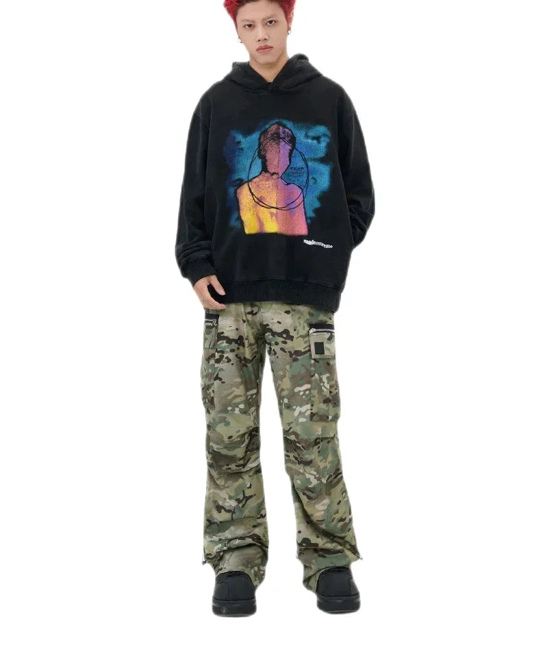 Streetwear Unisex Made Extreme Artful Aura Hoodie - Fuga