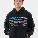 Streetwear Unisex Made Extreme Black Air House Hoodie