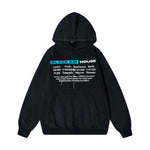 Streetwear Unisex Made Extreme Black Air House Hoodie