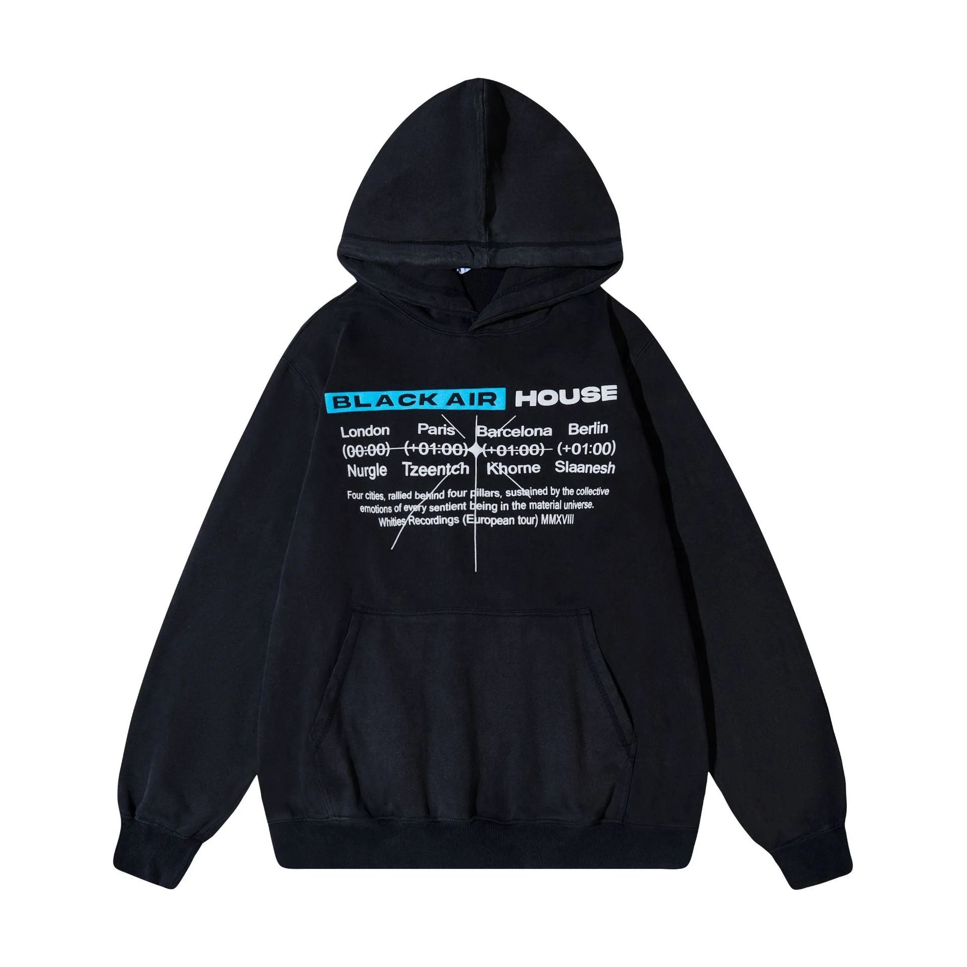 Streetwear Unisex Made Extreme Black Air House Hoodie