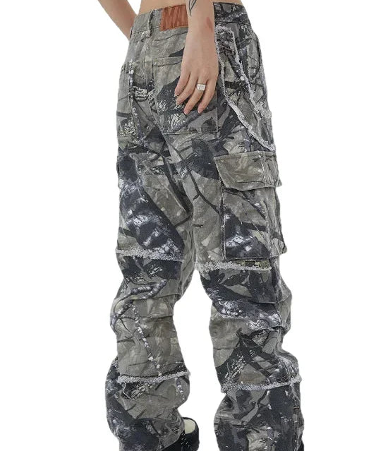 Streetwear Unisex Made Extreme Camouflage Desert Pants -