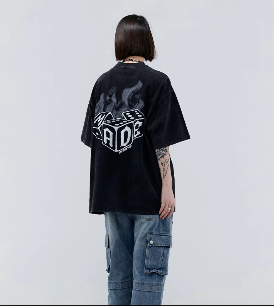 Streetwear Unisex Made Extreme Dice Shirt - Fuga Studios