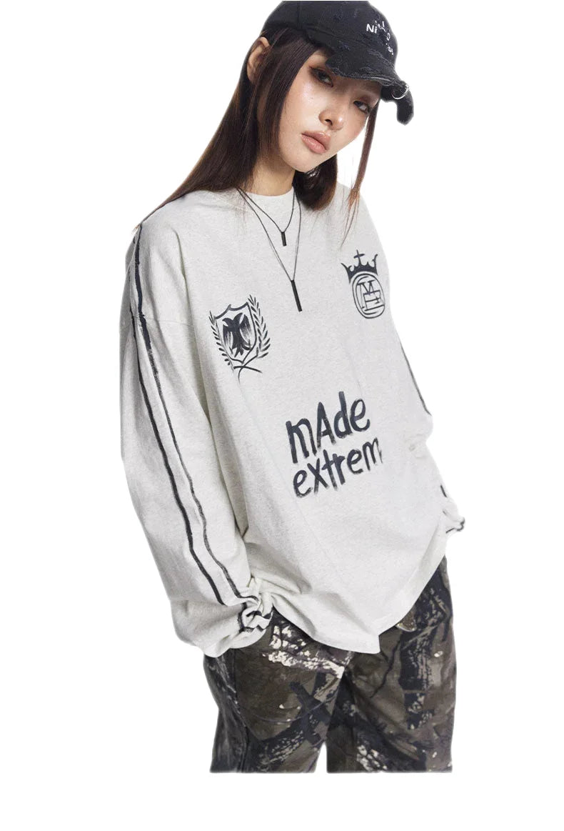 Streetwear Unisex Made Extreme Football Sweater - Fuga