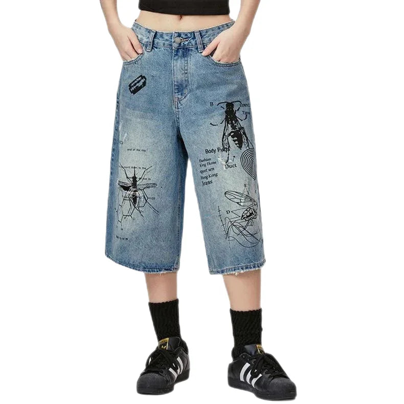 Streetwear Unisex Made Extreme Graffiti Shorts - Fuga