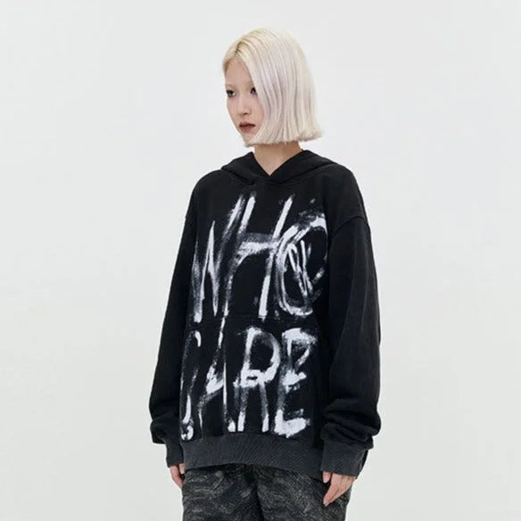 Streetwear Unisex Made Extreme Graffiti ’Who Care’