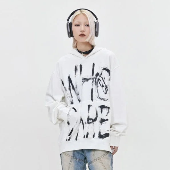 Streetwear Unisex Made Extreme Graffiti ’Who Care’