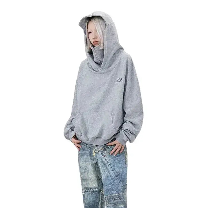 Streetwear unisex laget ekstrem hettegenser