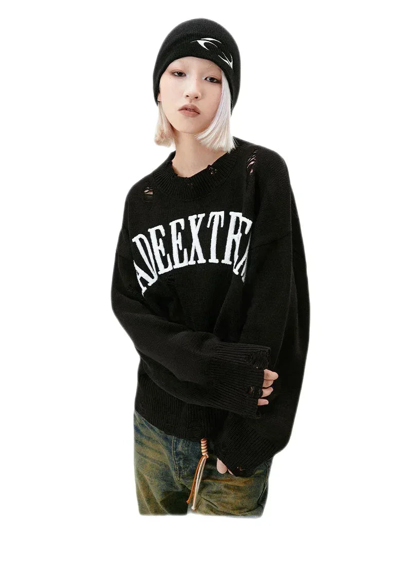 Streetwear Unisex Made Extreme Knitted Sweater - Fuga