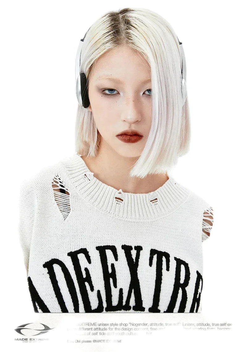 Streetwear Unisex Made Extreme Knitted Sweater - Fuga