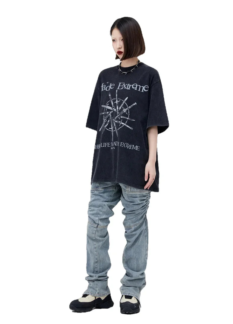 Streetwear Unisex Made Extreme Life Shirt - Fuga Studios