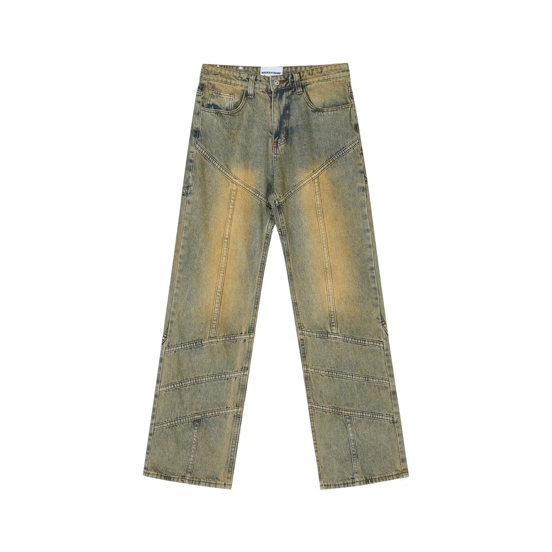 Streetwear Unisex Made Extreme Mud Dyed Jeans - Fuga Studios