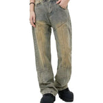 Streetwear Unisex Made Extreme Mud Dyed Jeans - Fuga Studios