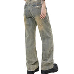 Streetwear Unisex Made Extreme Mud Dyed Jeans - Fuga Studios