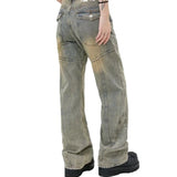 Streetwear Unisex Made Extreme Mud Dyed Jeans - Fuga Studios