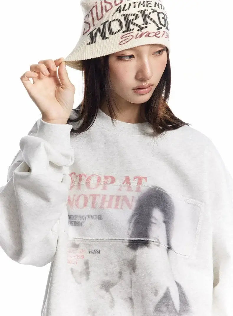 Bluza Streetwear Unisex Made Extreme Portrait Sweater