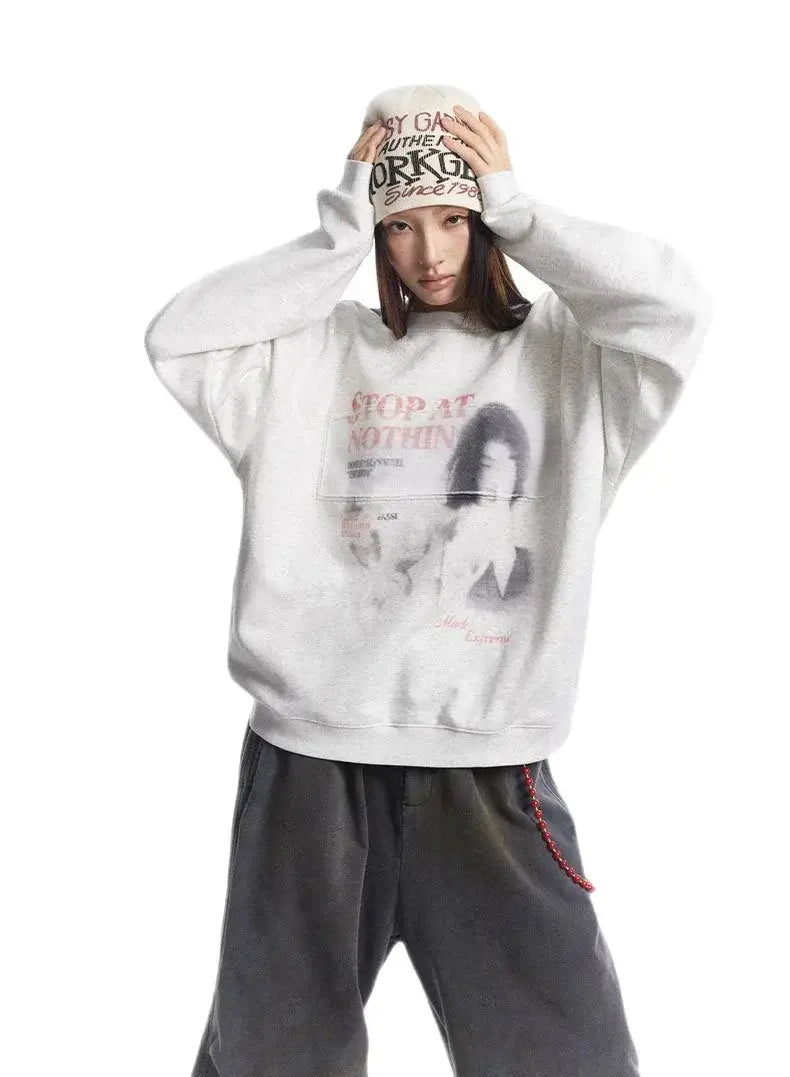 Streetwear Unisex Made Extreme Portrait Sweater