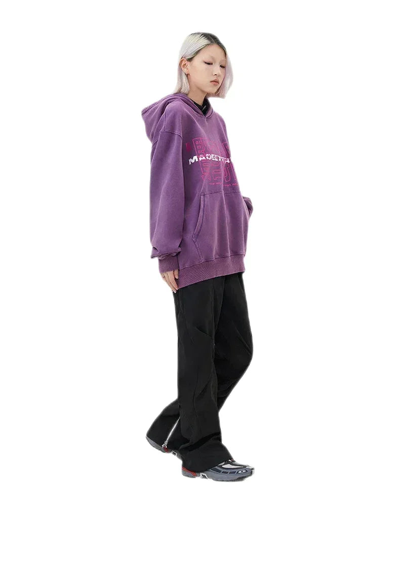 Streetwear Unisex Made Extreme Purple Haze Hoodie - Fuga