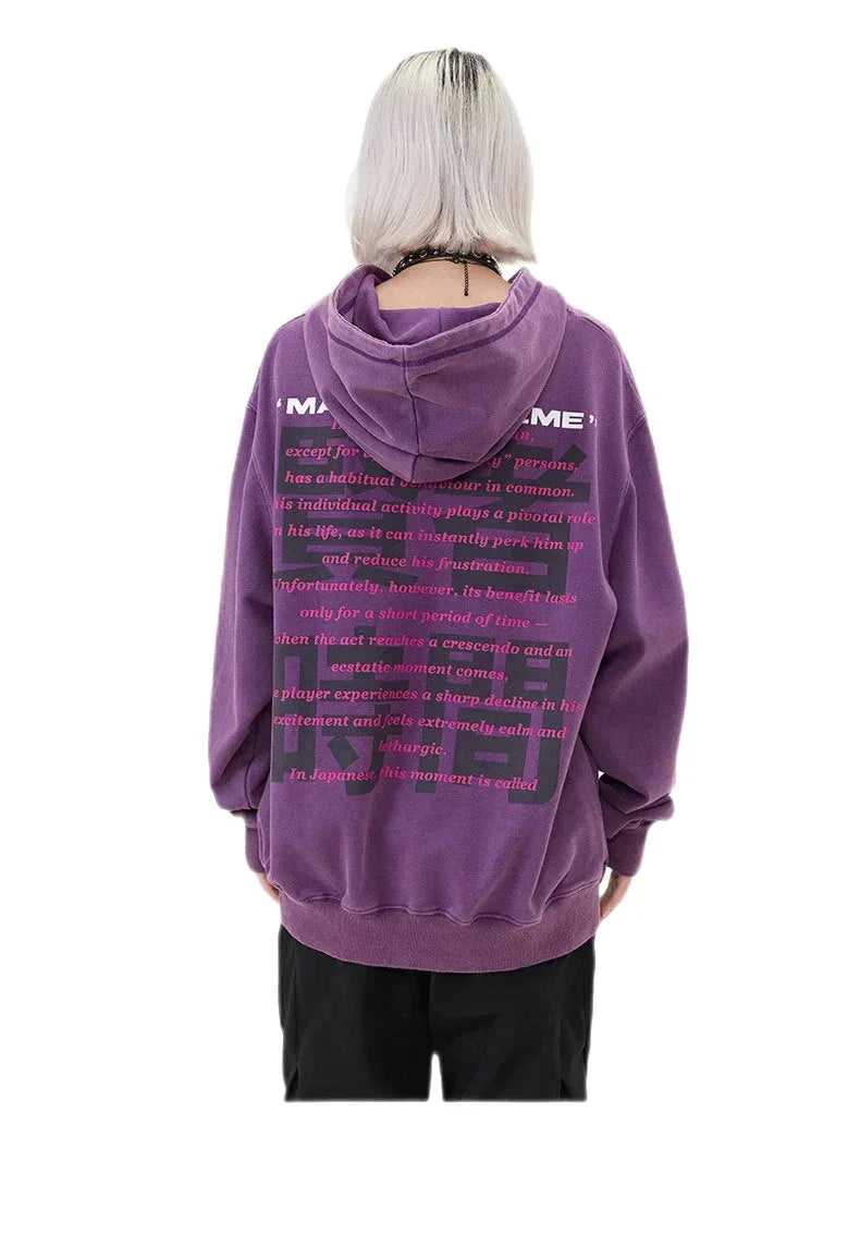 Streetwear Unisex Made Extreme Purple Haze Hoodie - Fuga