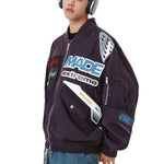 Streetwear Unisex Made Extreme Racing Bomber Jacket - Fuga