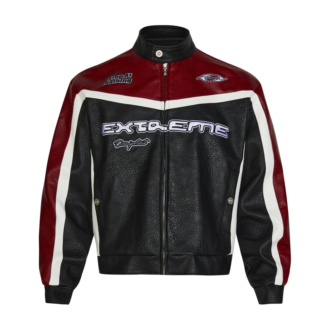 Streetwear Unisex Made Extreme Racing Leather Jacket - Fuga