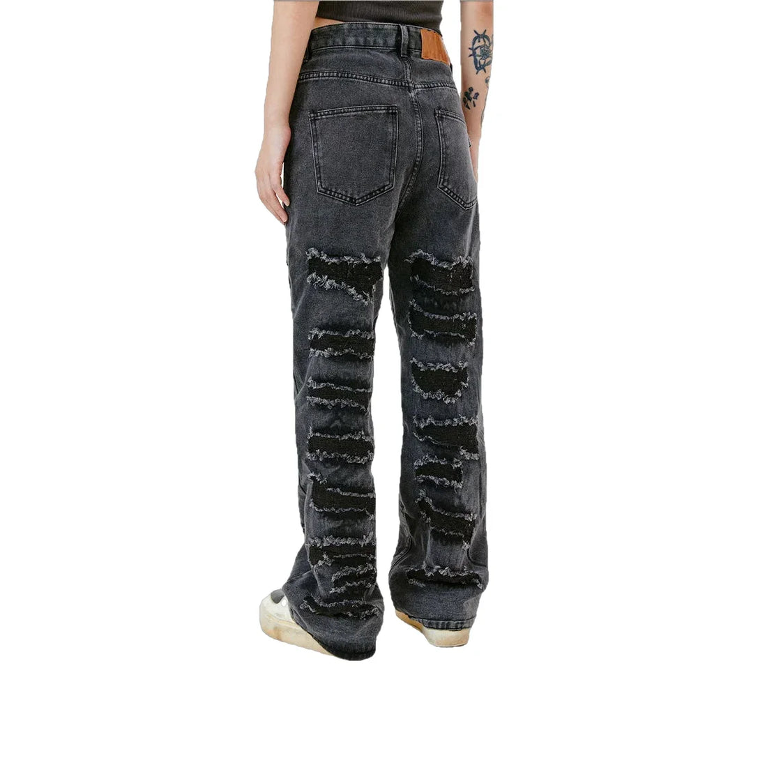 Streetwear Unisex Made Extreme Ripped Jeans - Fuga Studios