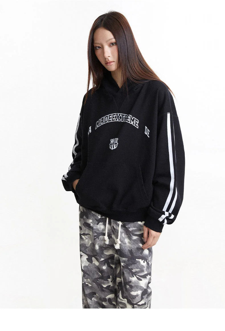 Streetwear Unisex Made Extreme Stripe Hoodie - Fuga Studios