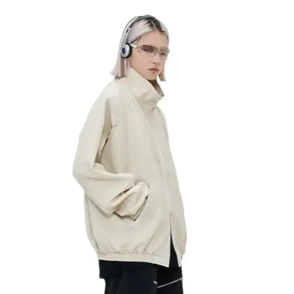 Streetwear Unisex Made Extreme Turtleneck Jacket