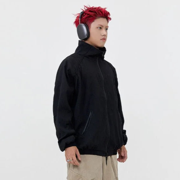 Streetwear Unisex Made Extreme Turtleneck Jacket - Fuga