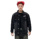 Streetwear Unisex Made Extreme Washed Denim Jacket - Fuga