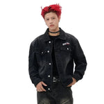 Streetwear Unisex Made Extreme Washed Denim Jacket - Fuga