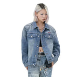 Streetwear Unisex Made Extreme Washed Denim Jacket - Fuga