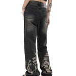 Streetwear Unisex Made Extreme Washed Jeans - Fuga Studios