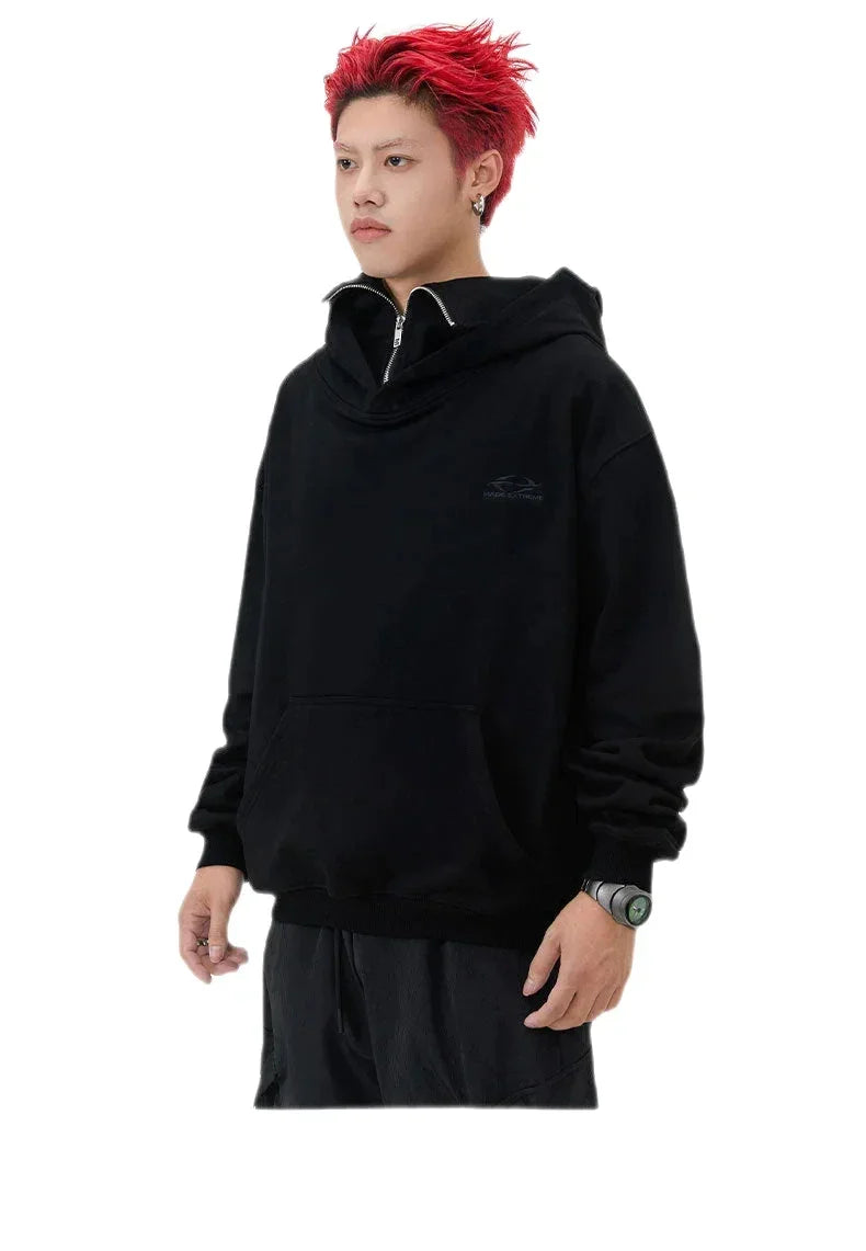 Streetwear Unisex Made Extreme Zippered Hoodie - Fuga