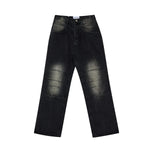 Streetwear Unisex Mid Waist Jeans - Fuga Studios