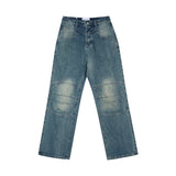 Streetwear Unisex Mid Waist Jeans - Fuga Studios