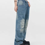 Streetwear Unisex Mid Waist Jeans - Fuga Studios