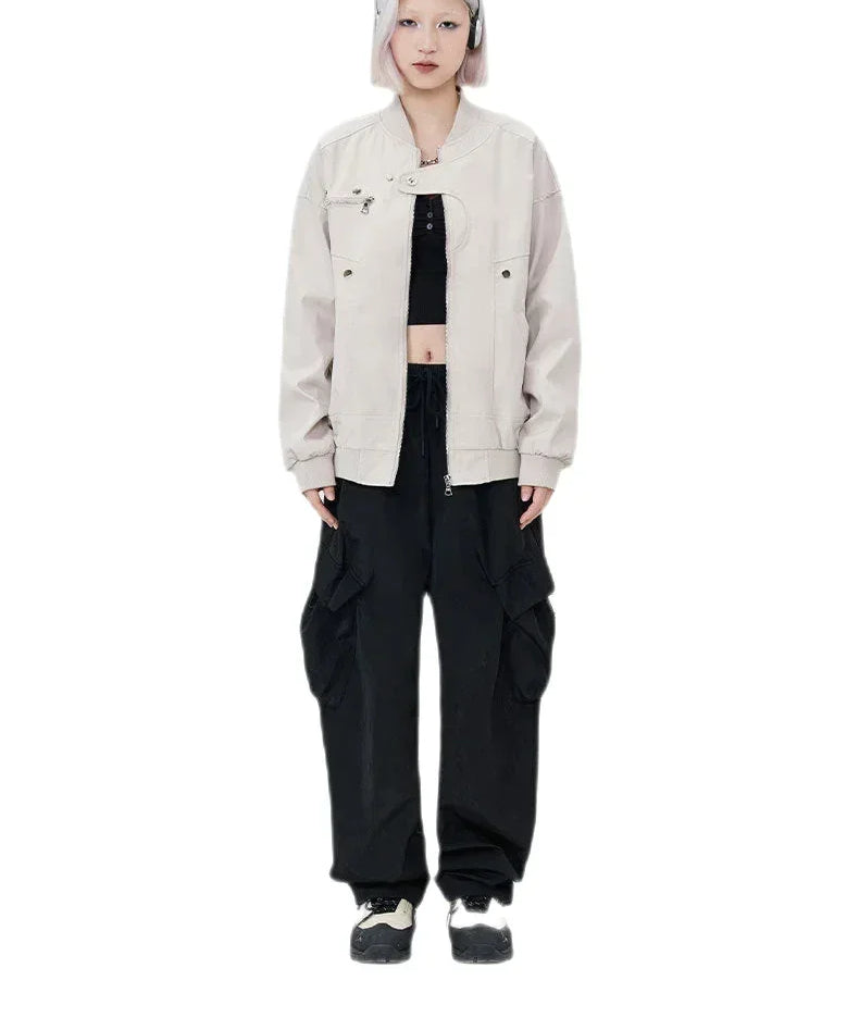 Streetwear Unisex Minimalist Utility Jacket - Fuga Studios