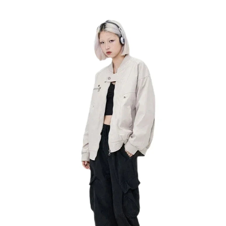 Streetwear Unisex Minimalist Utility Jacket - Fuga Studios