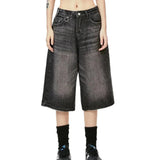 Streetwear Unisex Retro Jeans Shorts - Fuga Studios