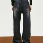 Streetwear Unisex Vintage Washed Denim Jeans - Fuga Studios