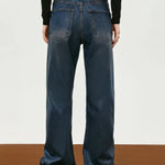 Streetwear Unisex Vintage Washed Denim Jeans - Fuga Studios