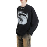 Streetwear Unisex Washed Fashion Sweater - Fuga Studios